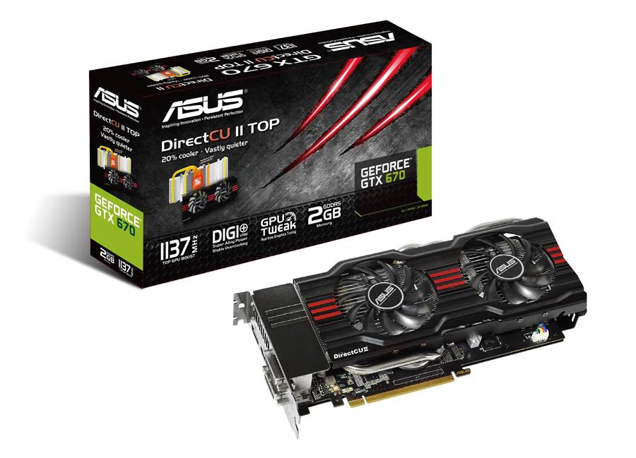 ASUS GeForce GTX670 DirectCU II TOP